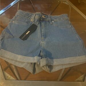 Fashion Nova Classic Blue Jean Shorts
